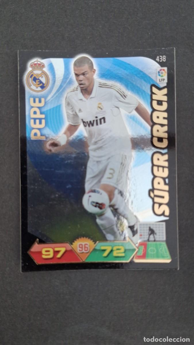 Cromos de F&uacute;tbol: L2 PEPE REAL MADRID 438 SUPER CRACK PANINI ADRENALYN XL LIGA 2011/2012 11 12