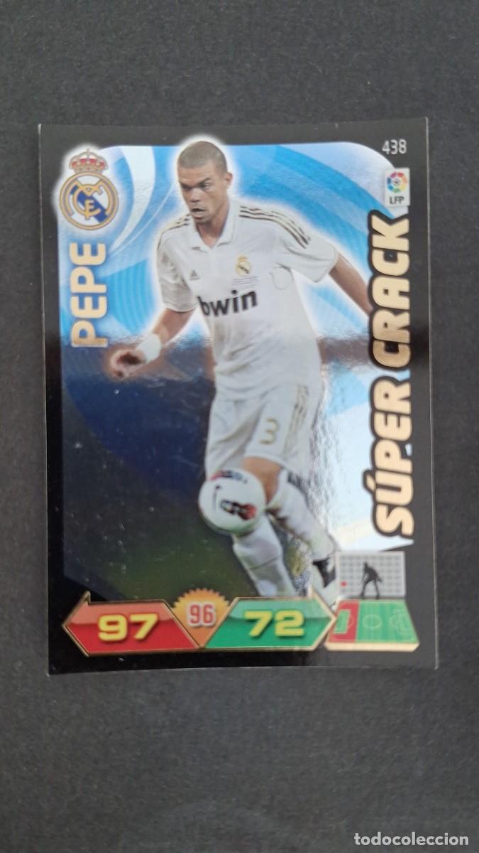 Cromos de F&uacute;tbol: L2 PEPE REAL MADRID 438 SUPER CRACK PANINI ADRENALYN XL LIGA 2011/2012 11 12