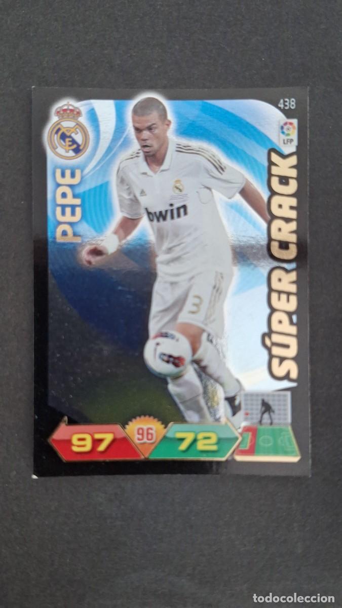 Cromos de F&uacute;tbol: L2 PEPE REAL MADRID 438 SUPER CRACK PANINI ADRENALYN XL LIGA 2011/2012 11 12
