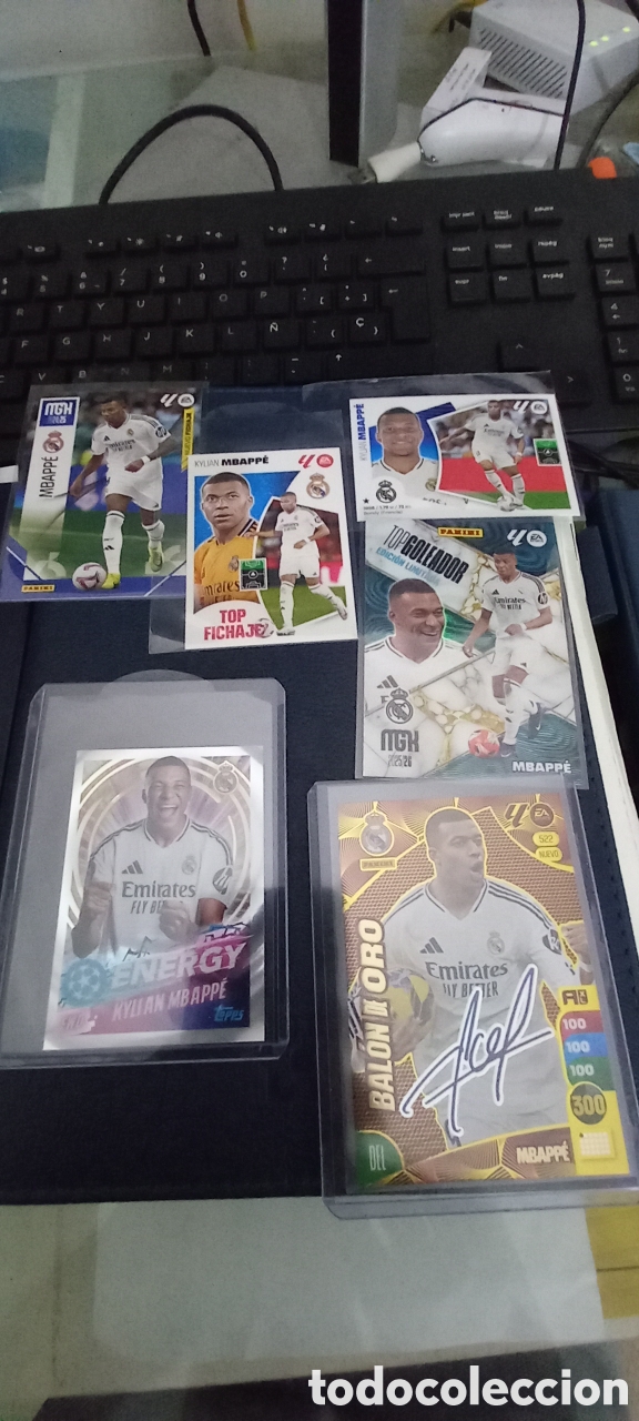 Cromos de F&uacute;tbol: Lote 6 cromos MBAPPE