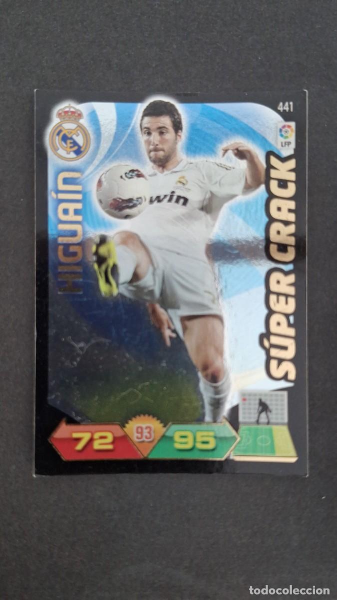 Cromos de F&uacute;tbol: L2 HIGUAIN REAL MADRID 441 SUPER CRACK PANINI ADRENALYN XL LIGA 2011/2012 11 12