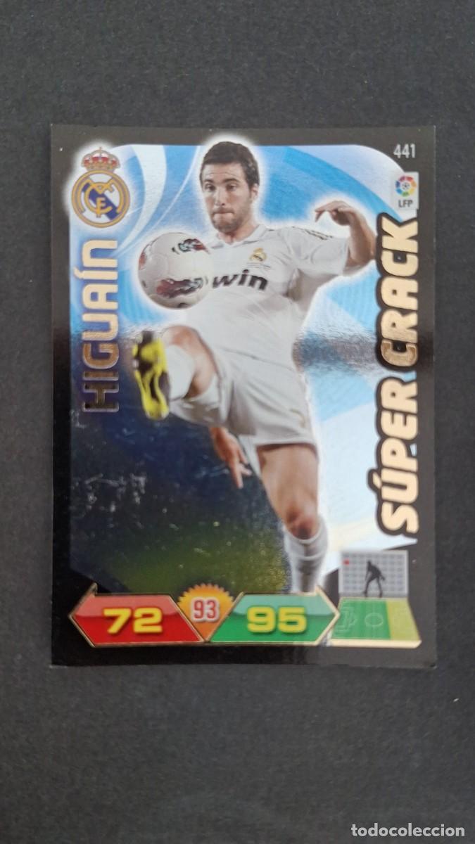 Cromos de F&uacute;tbol: L2 HIGUAIN REAL MADRID 441 SUPER CRACK PANINI ADRENALYN XL LIGA 2011/2012 11 12