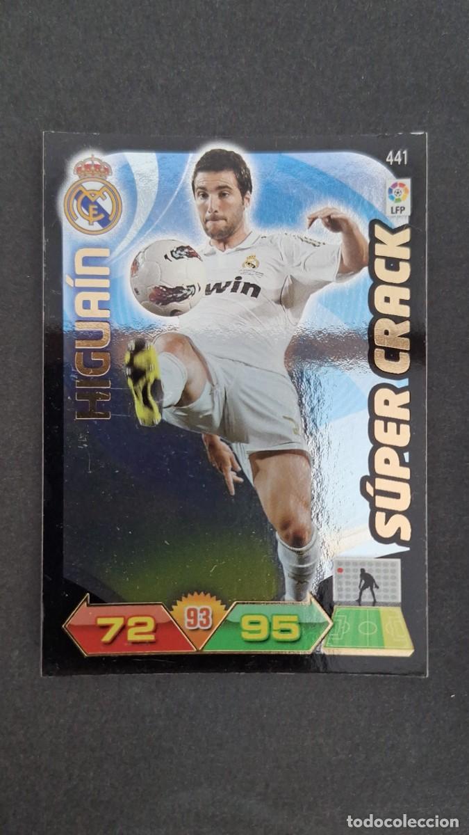 Cromos de F&uacute;tbol: L2 HIGUAIN REAL MADRID 441 SUPER CRACK PANINI ADRENALYN XL LIGA 2011/2012 11 12