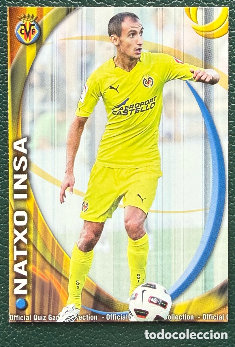 Cartes &agrave; collectionner de Football: 851 NATXO INSA VILLARREAL CF B FICHAS ALBUM MUNDICROMO 2010 2011 10 11