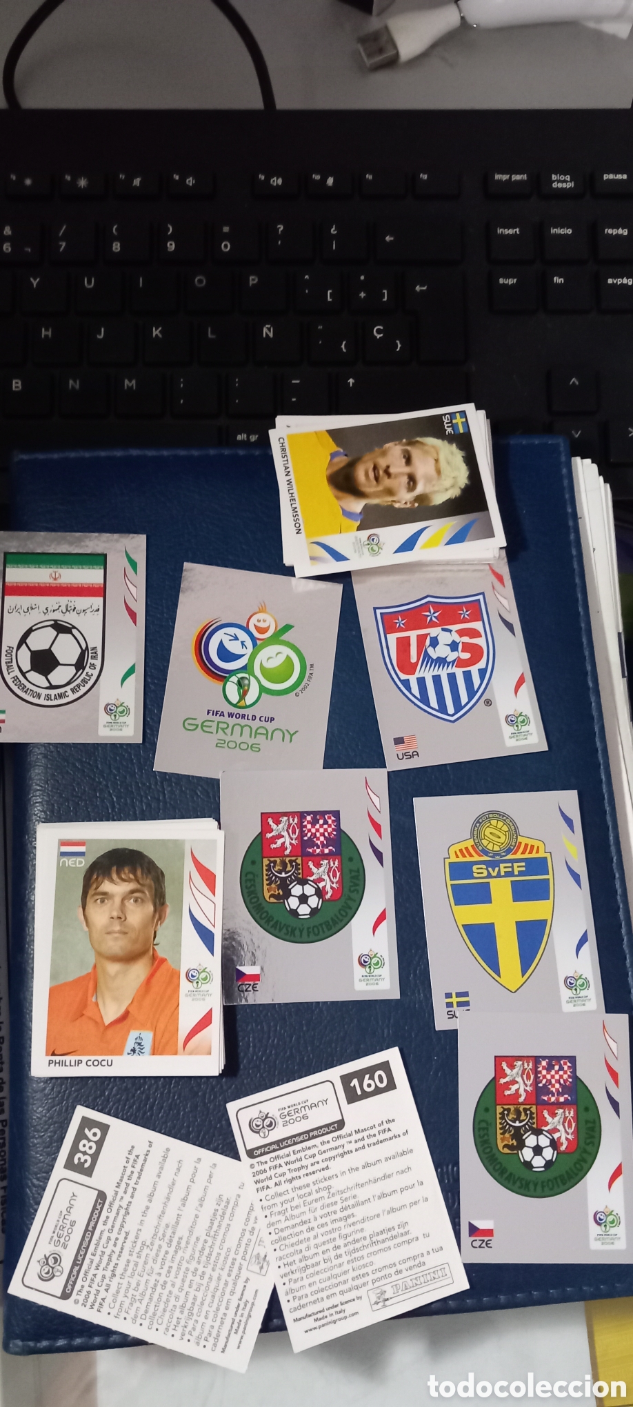 Cromos de Futebol: Lote 70 cromos ALEMANIA PANINI 2006