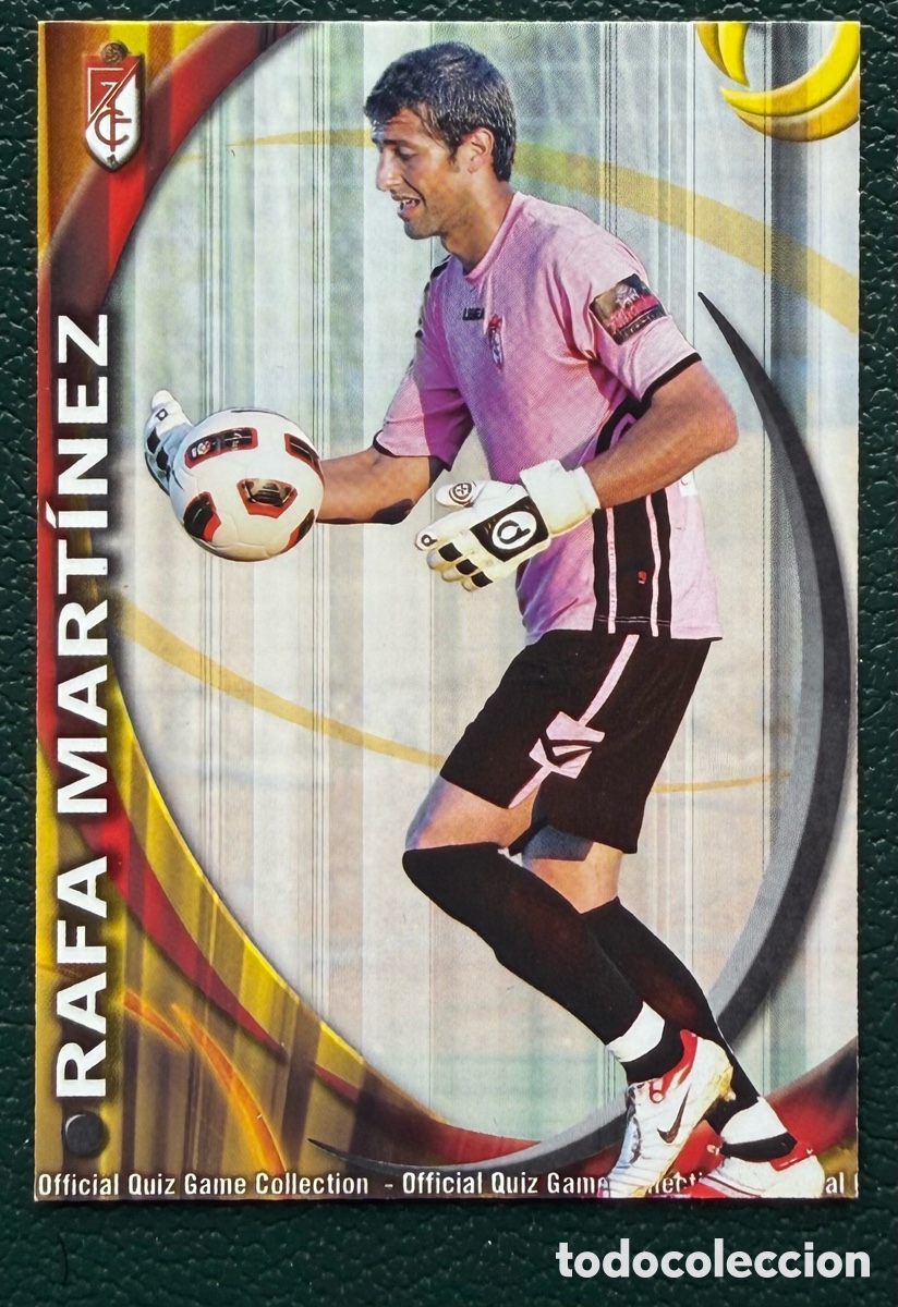 Fu&szlig;ball-Sticker: 1114 RAFA MARTINEZ GRANADA CF FICHAS ALBUM MUNDICROMO 2010 2011 10 11