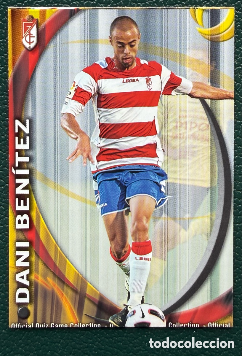 Cromos de F&uacute;tbol: 1122 DANI BENITEZ GRANADA CF FICHAS ALBUM MUNDICROMO 2010 2011 10 11