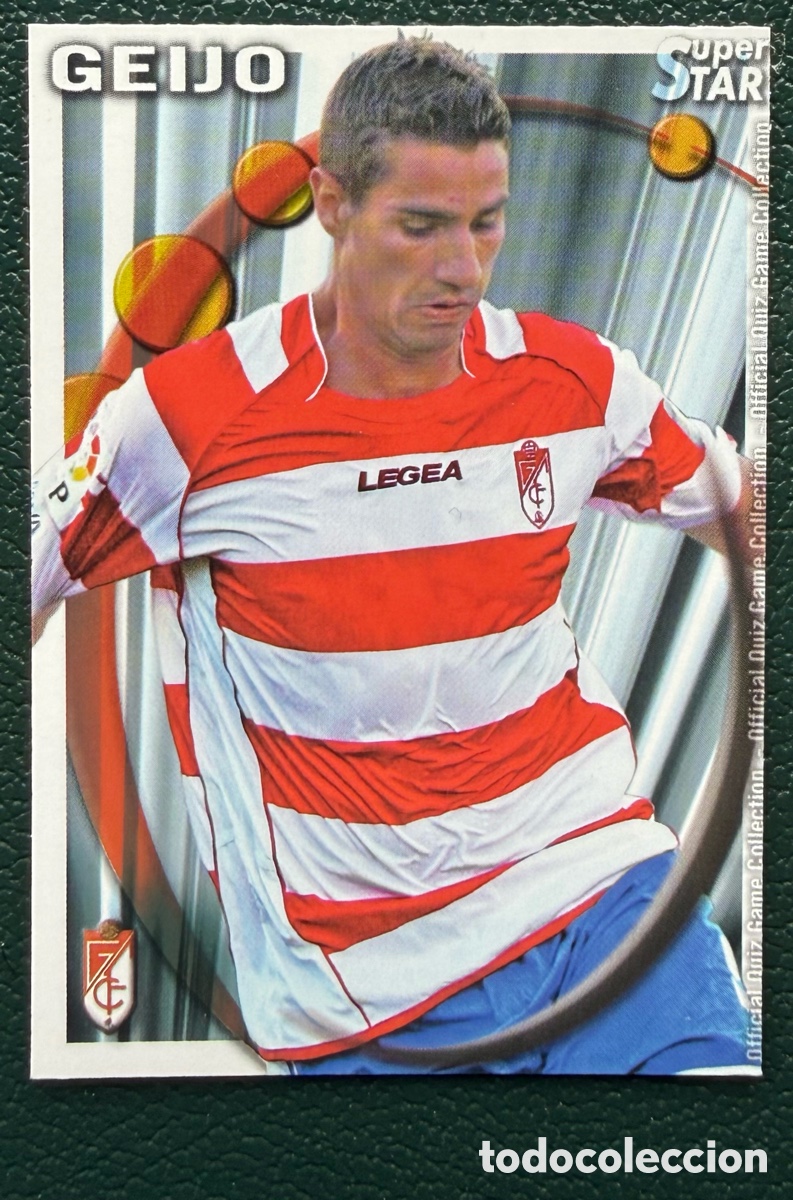 Cromos de F&uacute;tbol: 1130 GEIJO SUPERSTAR MATE GRANADA CF FICHAS ALBUM MUNDICROMO 2010 2011 10 11