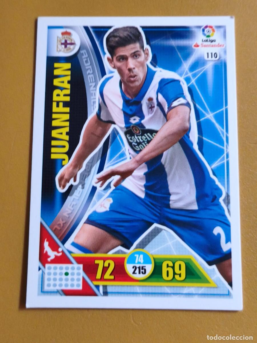 Cromos de F&uacute;tbol: juanfran, adrenalyn 2016 17
