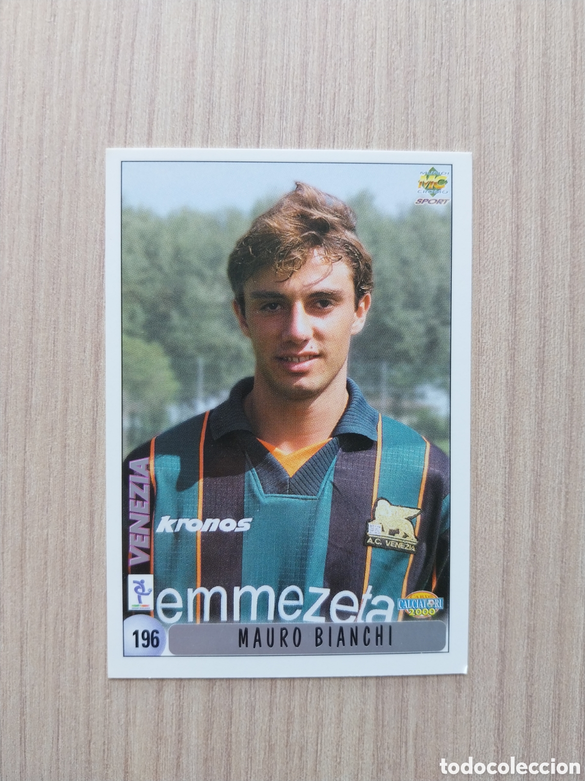 Cromos de F&uacute;tbol: MAURO BIANCHI NICOLA MARANGON N&deg; 196 CALCIATORI 1999 2000 99 00 VENEZIA MUNDICROMO ITALIA F&Uacute;TBOL