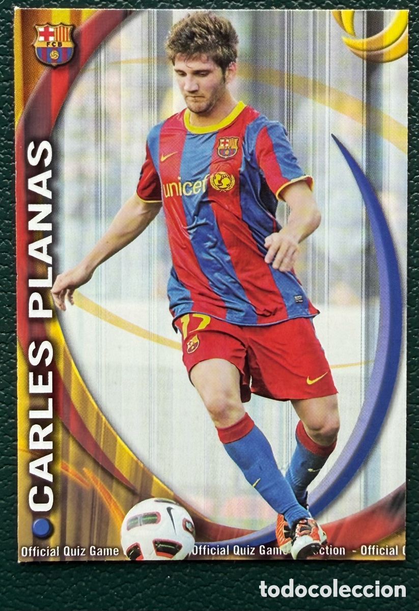 Figurine di Calcio: 1136 CARLES PLANAS FC BARCELONA B FICHAS ALBUM MUNDICROMO 2010 2011 10 11