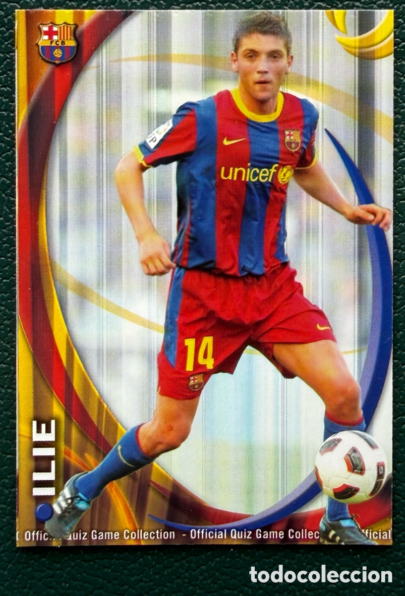 Fu&szlig;ball-Sticker: 1142 ILIE FC BARCELONA B FICHAS ALBUM MUNDICROMO 2010 2011 10 11