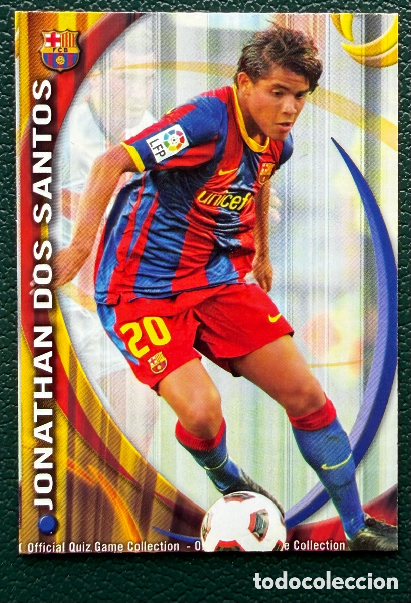 Cromos de Futebol: 1144 JONATHAN DOS SANTOS FC BARCELONA B FICHAS ALBUM MUNDICROMO 2010 2011 10 11