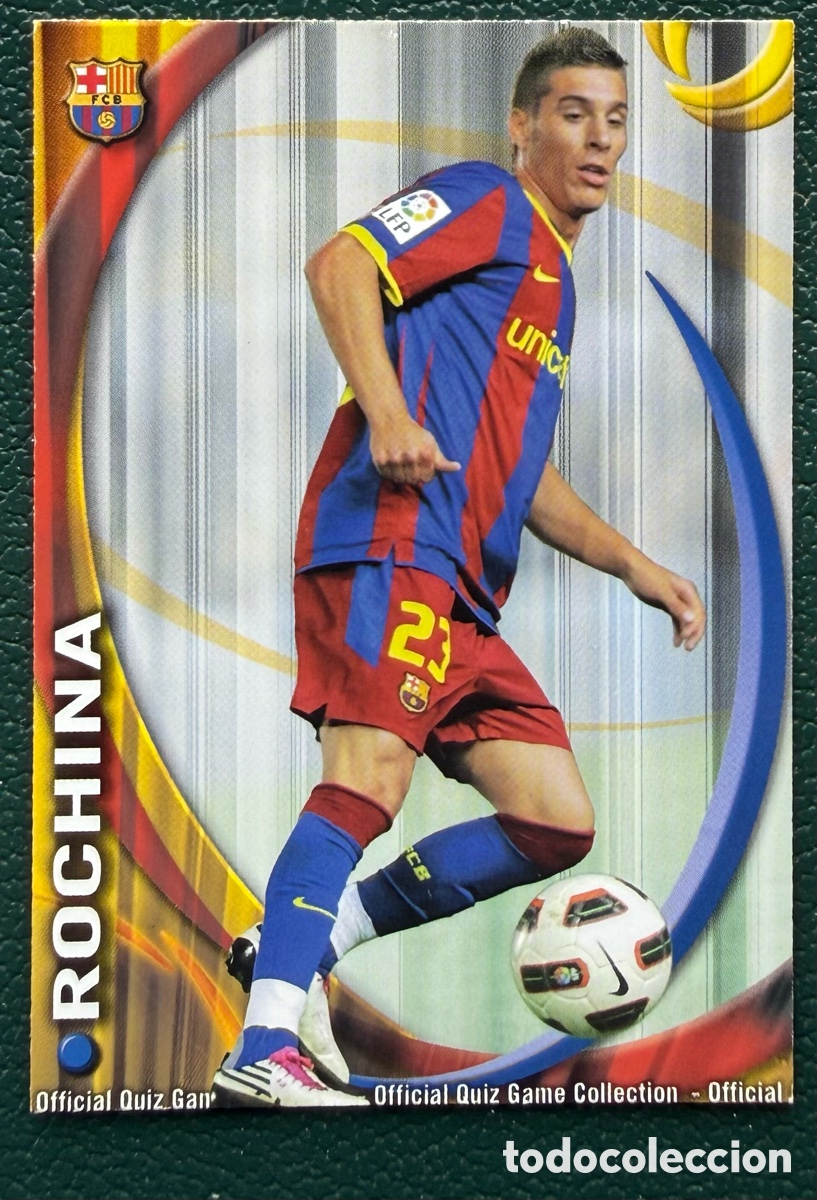 Cromos de Futebol: 1146 ROCHINA FC BARCELONA B FICHAS ALBUM MUNDICROMO 2010 2011 10 11