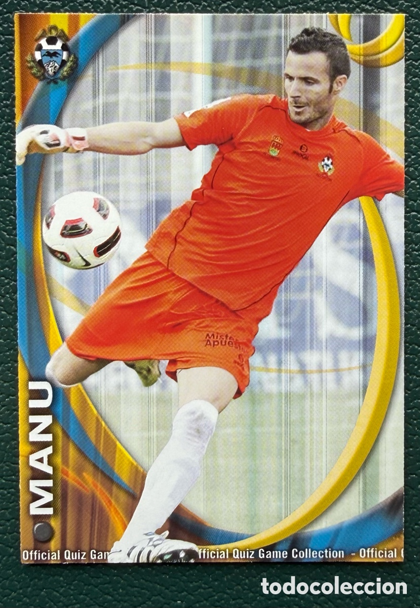 Figurine di Calcio: 1156 MANU AD ALCORCON FICHAS ALBUM MUNDICROMO 2010 2011 10 11