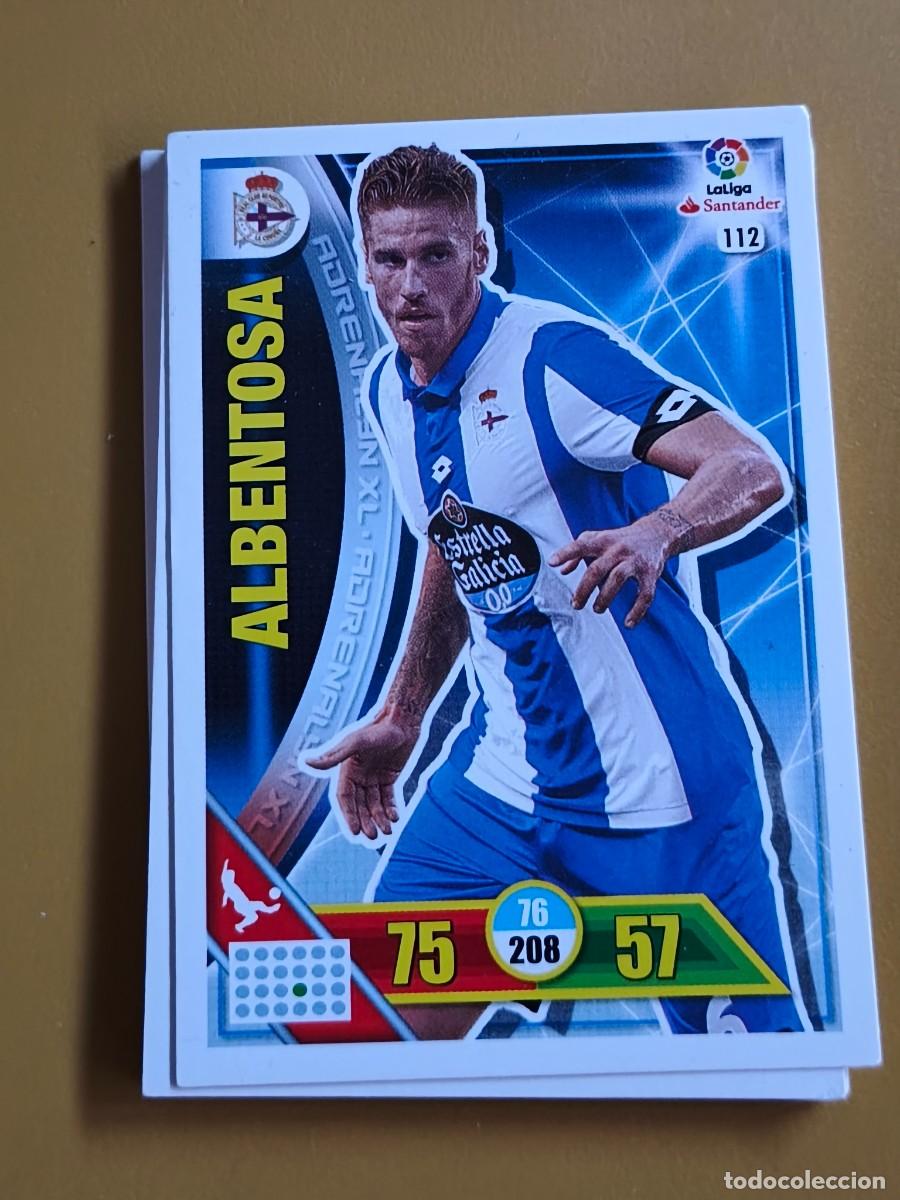 Cromos de F&uacute;tbol: albentosa, adrenalyn 2016 17