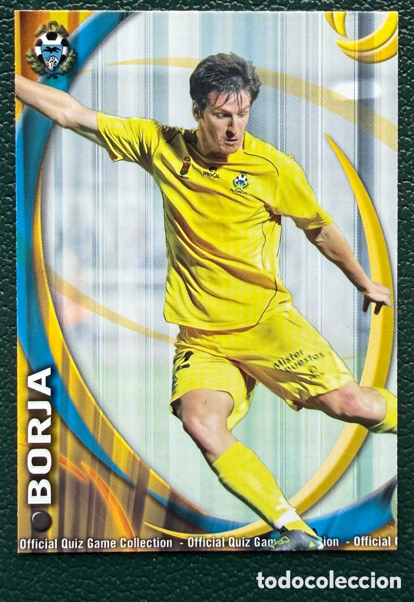 Cromos de Futebol: 1169 BORJA AD ALCORCON FICHAS ALBUM MUNDICROMO 2010 2011 10 11