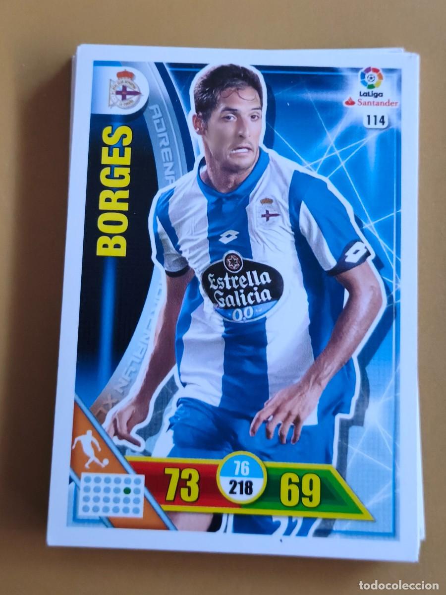 Cromos de F&uacute;tbol: borges, adrenalyn 2016 17