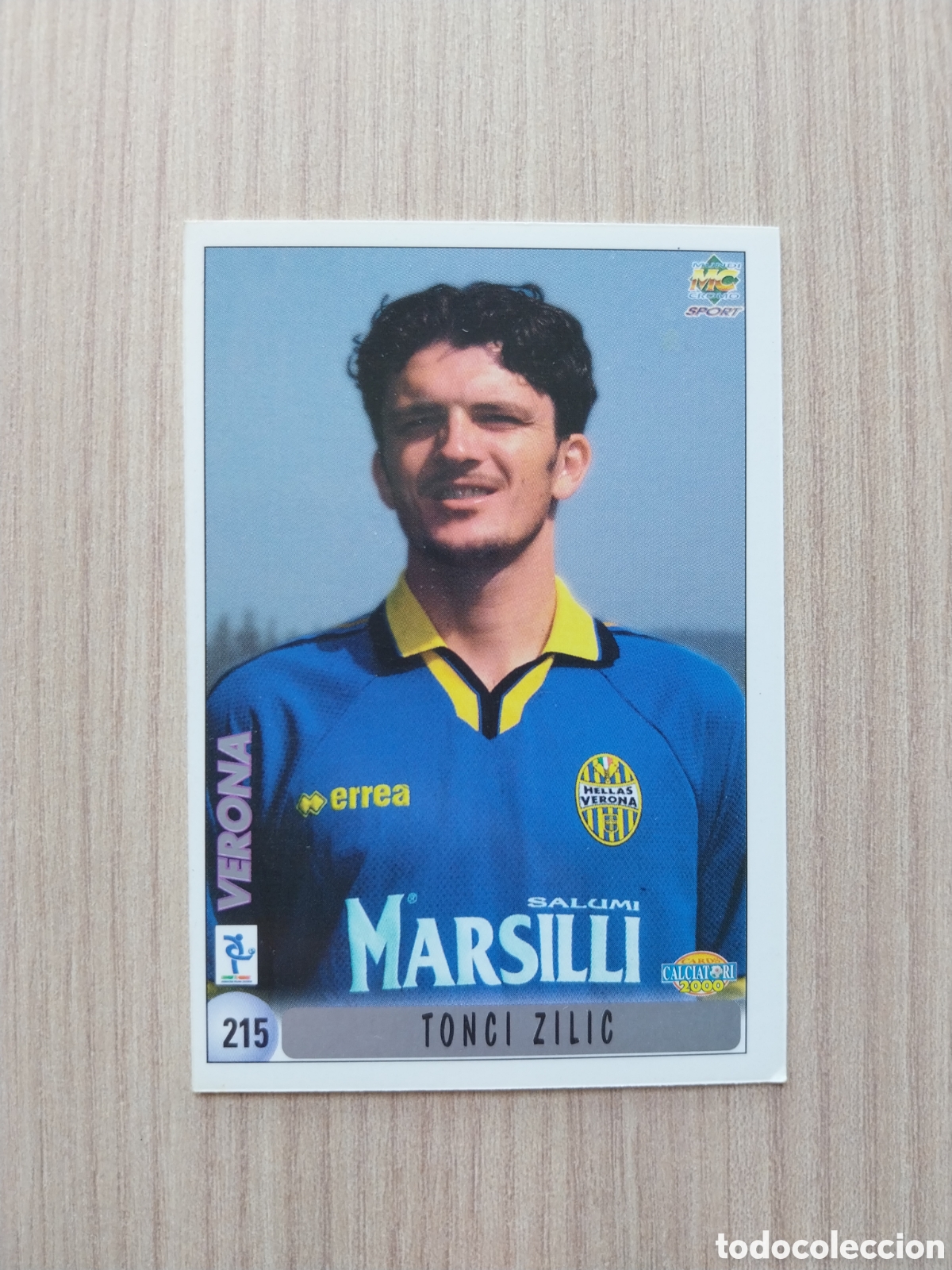 Cromos de F&uacute;tbol: TONCI ZILIC GIANLUCA FALSINI N&deg; 215 CALCIATORI 1999 2000 99 00 VERONA MUNDICROMO ITALIA F&Uacute;TBOL