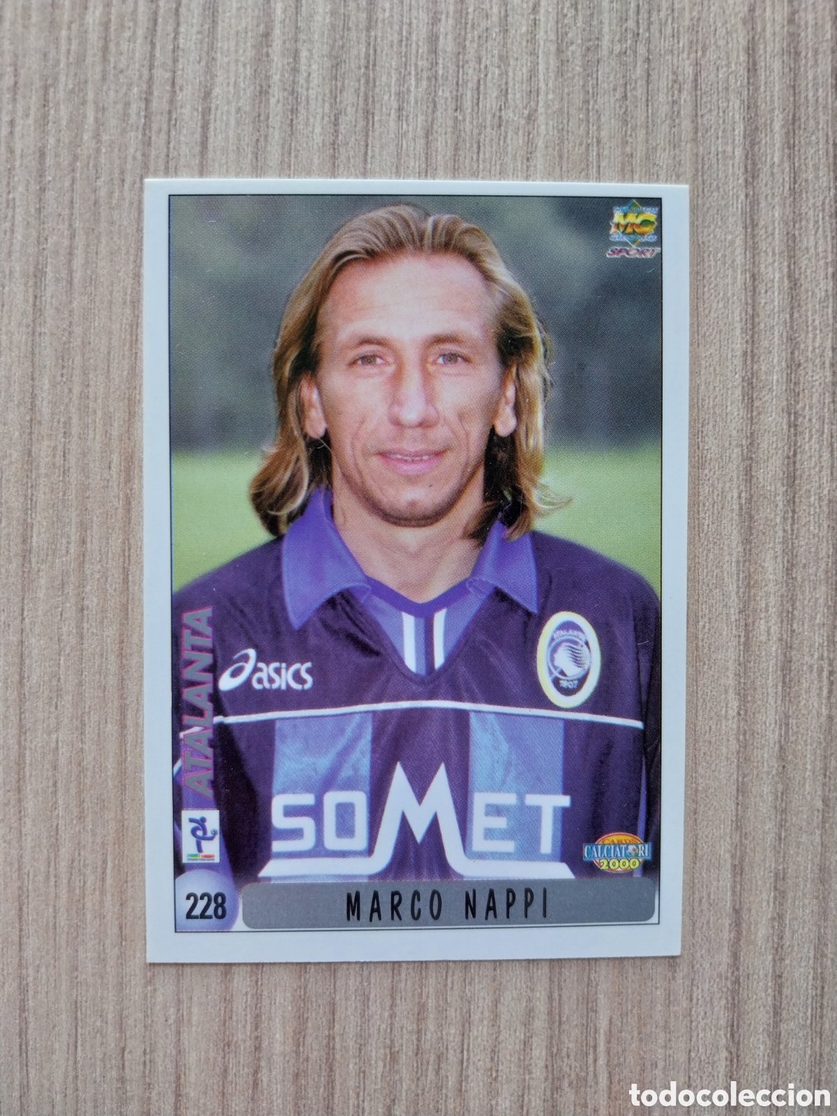 Cromos de F&uacute;tbol: MARCO NAPPI GIACOMO BANCHELLI N&deg; 228 CALCIATORI 1999 2000 99 00 ATALANTA MUNDICROMO ITALIA F&Uacute;TBOL
