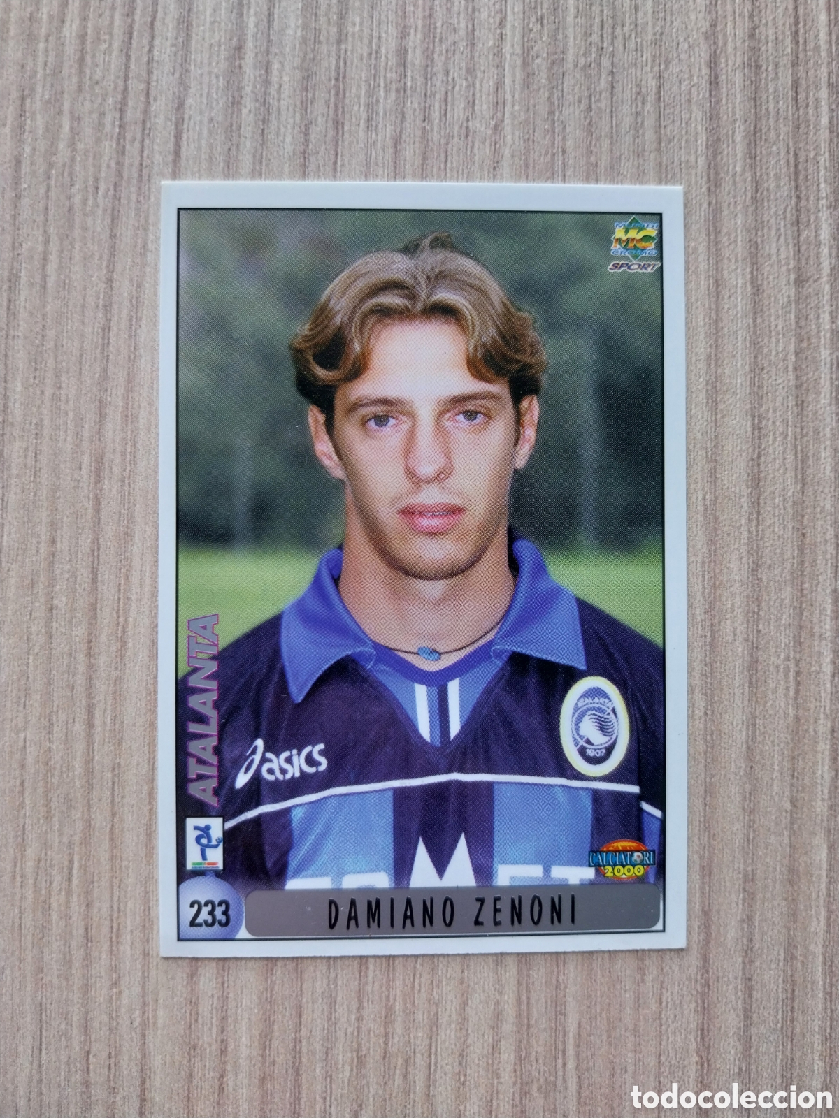 Cromos de F&uacute;tbol: DAMIANO ZENONI CRISTIANO DONI N&deg; 233 CALCIATORI 1999 2000 99 00 ATALANTA MUNDICROMO ITALIA F&Uacute;TBOL