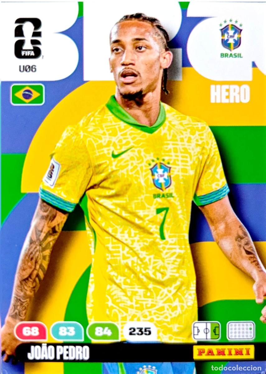 Cromos de F&uacute;tbol: U06 Joao Pedro - Brasil - UPGRADE UPDATE - PANINI Adrenalyn FIFA World Cup 2026