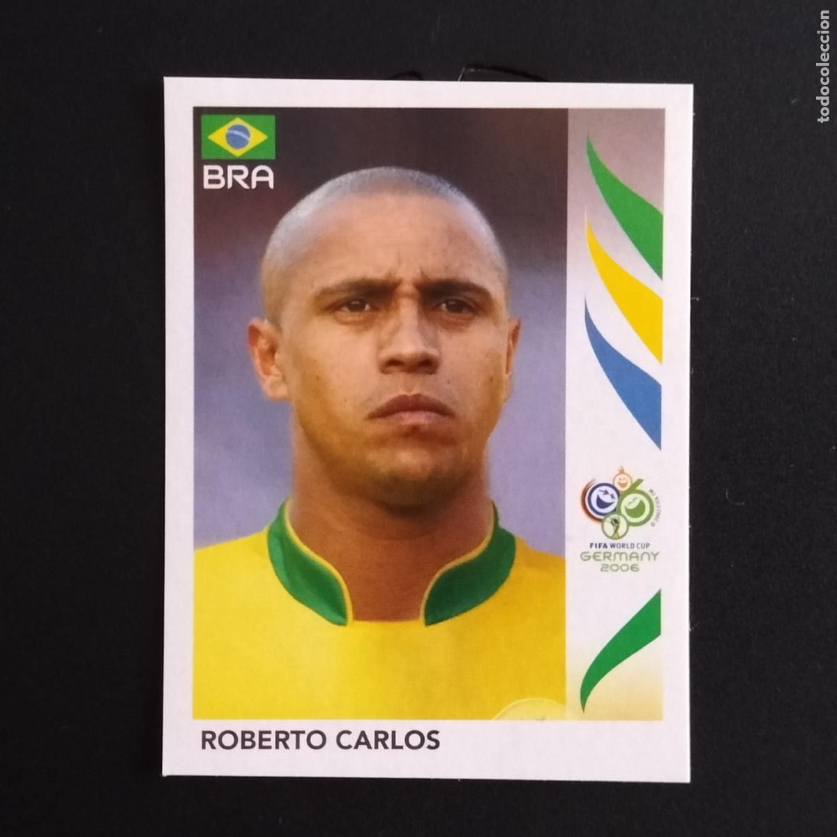 Cromos de F&uacute;tbol: 385 ROBERTO CARLOS BRASIL CROMOS FIFA WORLD CUP GERMANY 2006 MUNDIAL ALEMANIA PANINI