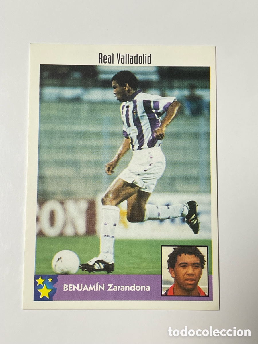 Cromos de F&uacute;tbol: Benjamin Valladolid Panini Los mejores equipos de Europa 1997/98 #261