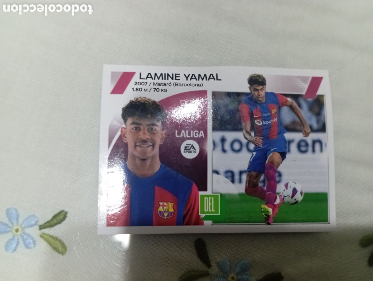 Cromos de F&uacute;tbol: Cromo lamine yamal rookies . Como nuevo.