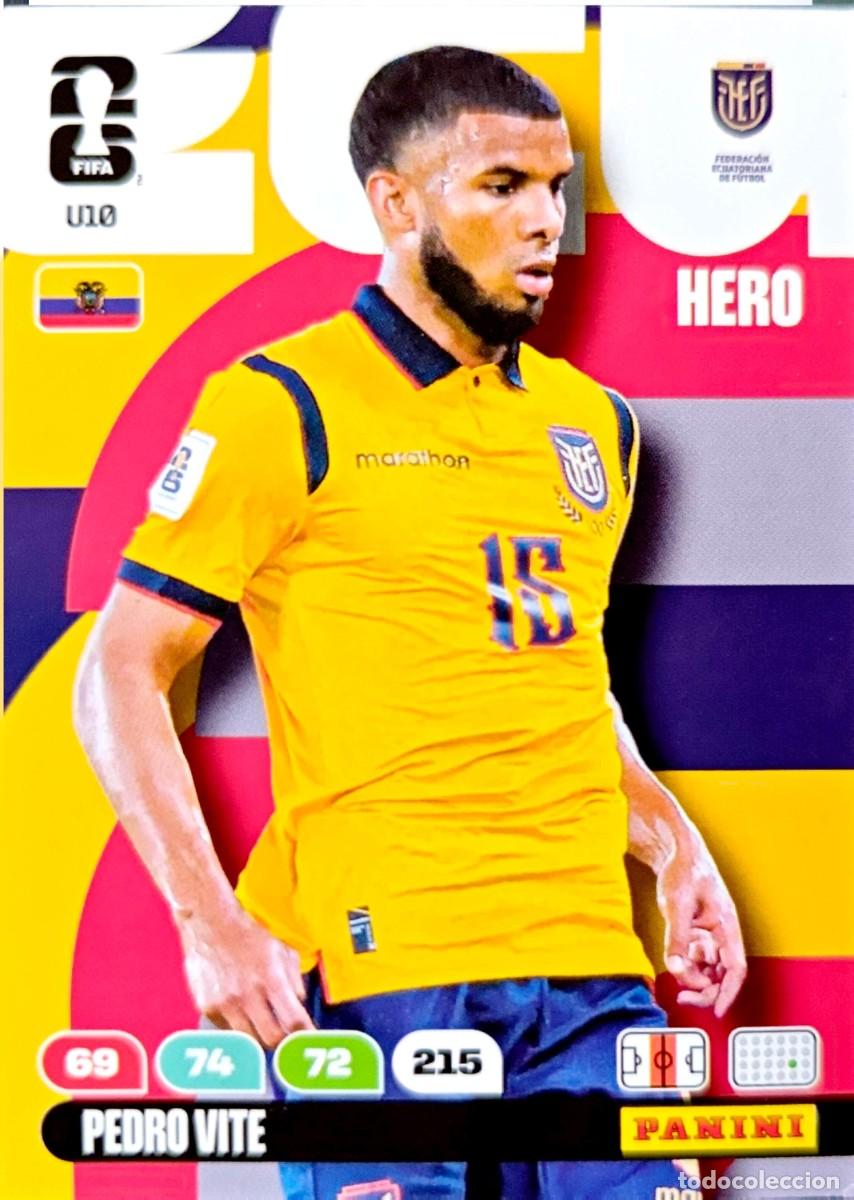 Cromos de F&uacute;tbol: U10 Pedro Vite - Ecuador - UPGRADE UPDATE - PANINI Adrenalyn FIFA World Cup 2026