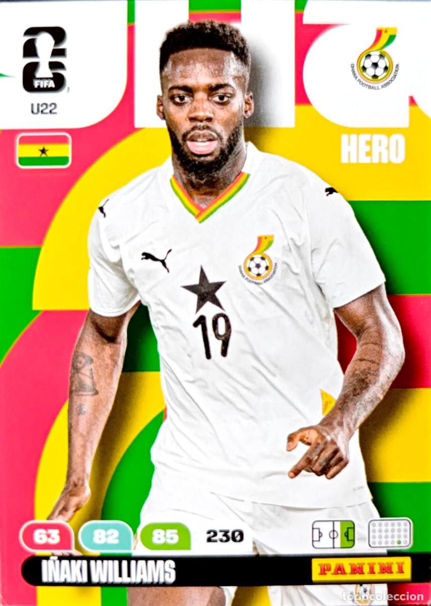 Cromos de F&uacute;tbol: U22 I&ntilde;aki Williams - Athletic Club - GHANA - UPGRADE UPDATE - PANINI Adrenalyn FIFA World Cup 2026