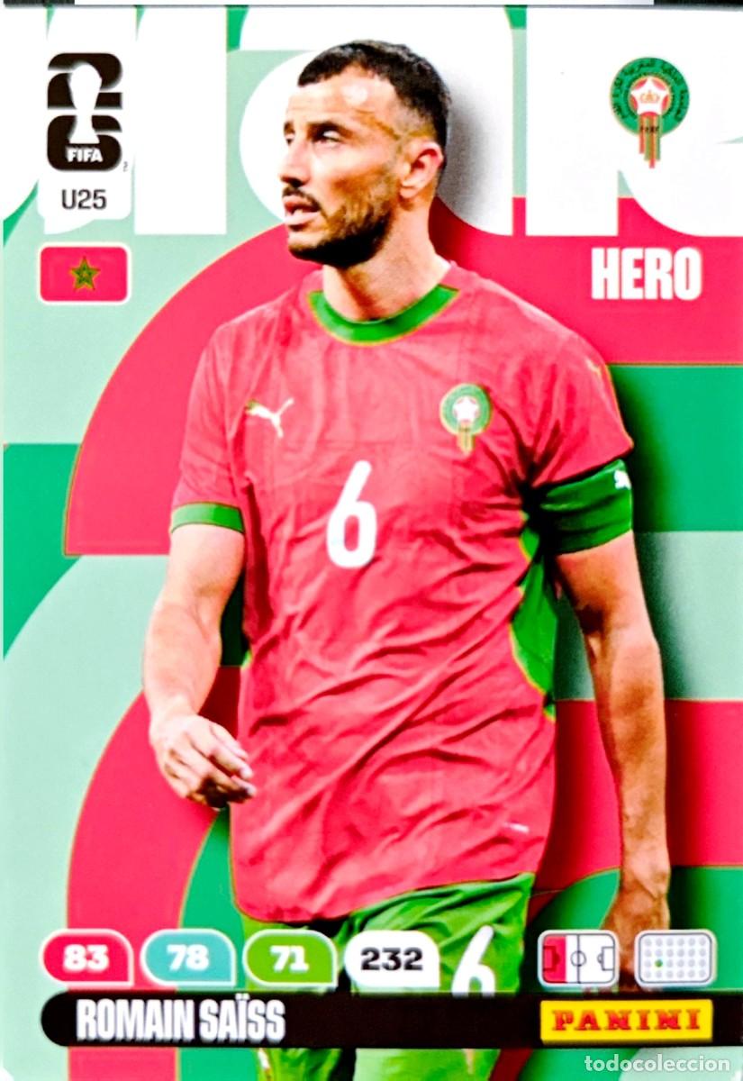Cromos de F&uacute;tbol: U25 Romain Saiss - Marruecos - UPGRADE UPDATE - PANINI Adrenalyn FIFA World Cup 2026