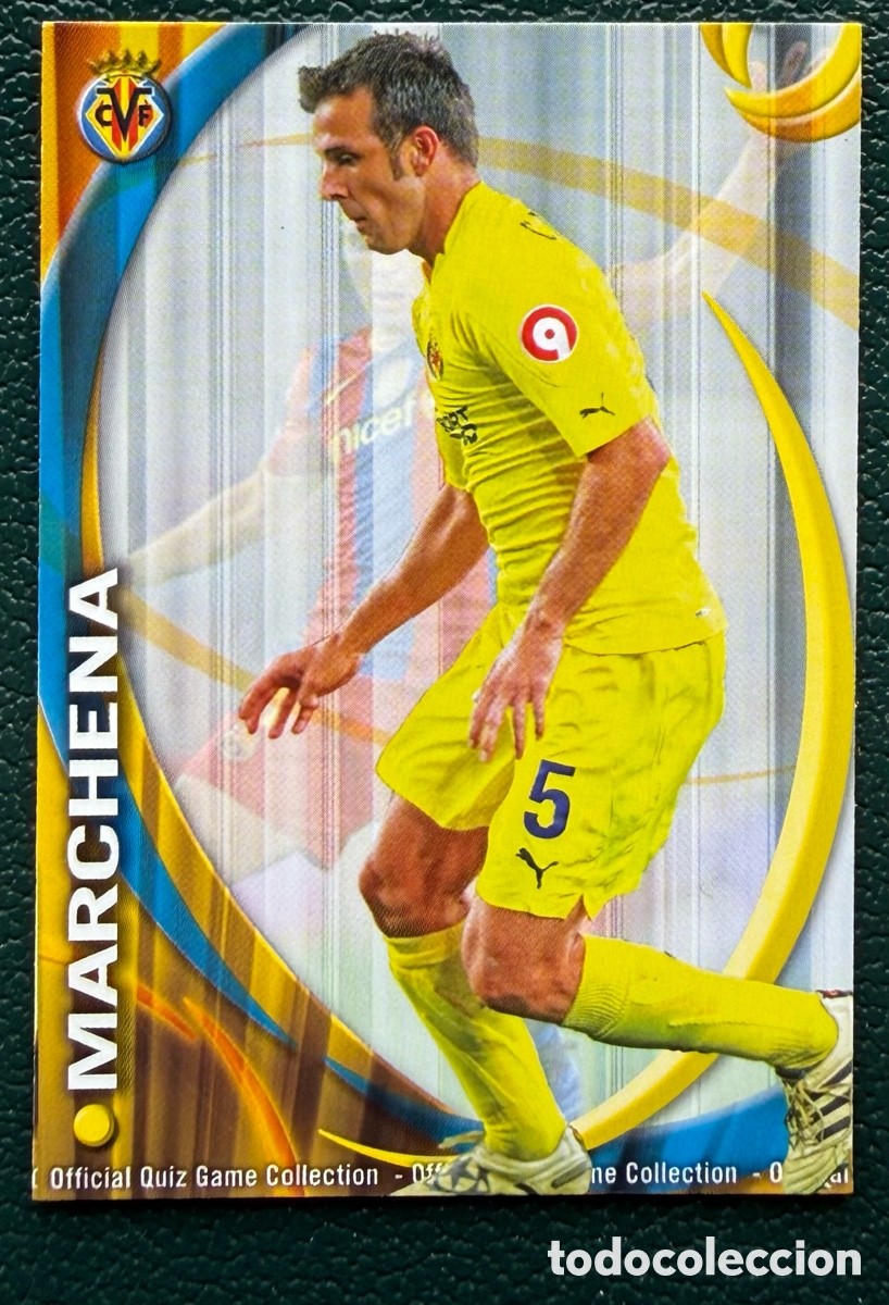 Fu&szlig;ball-Sticker: 1176 MARCHENA VILLARREAL CF FICHAS ALBUM MUNDICROMO 2010 2011 10 11