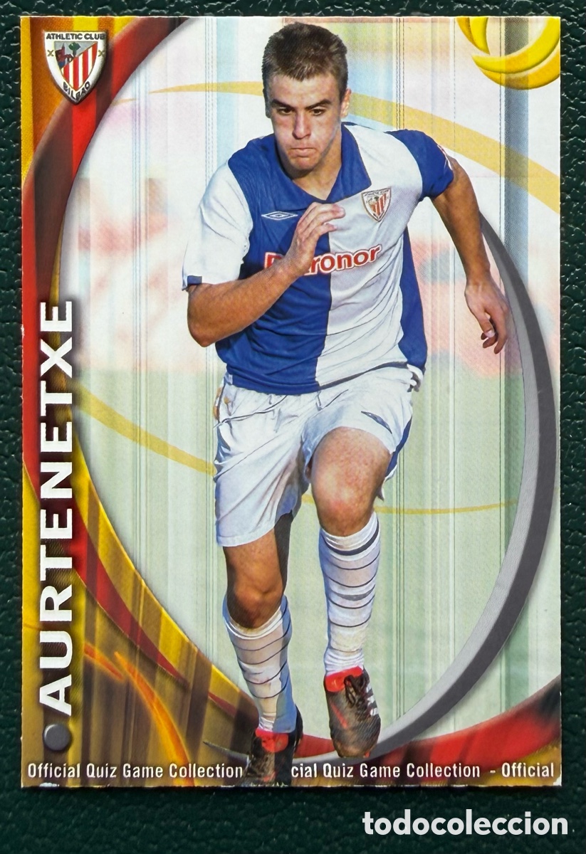 Cromos de F&uacute;tbol: 1180 AURTENETXE ATHLETIC DE BILBAO FICHAS ALBUM MUNDICROMO 2010 2011 10 11