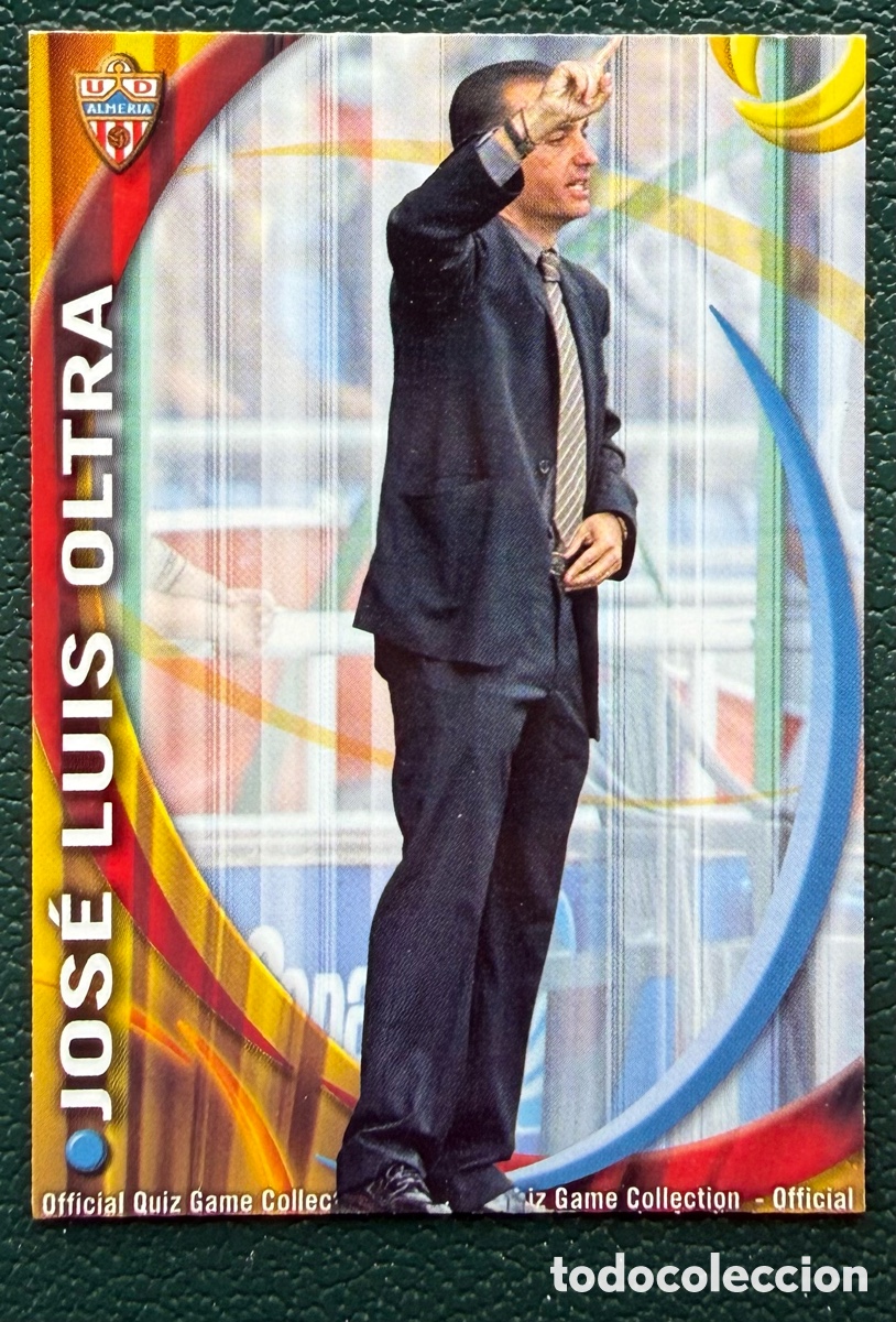 Fu&szlig;ball-Sticker: 1183 JOSE LUIS OLTRA UD ALMERIA FICHAS ALBUM MUNDICROMO 2010 2011 10 11