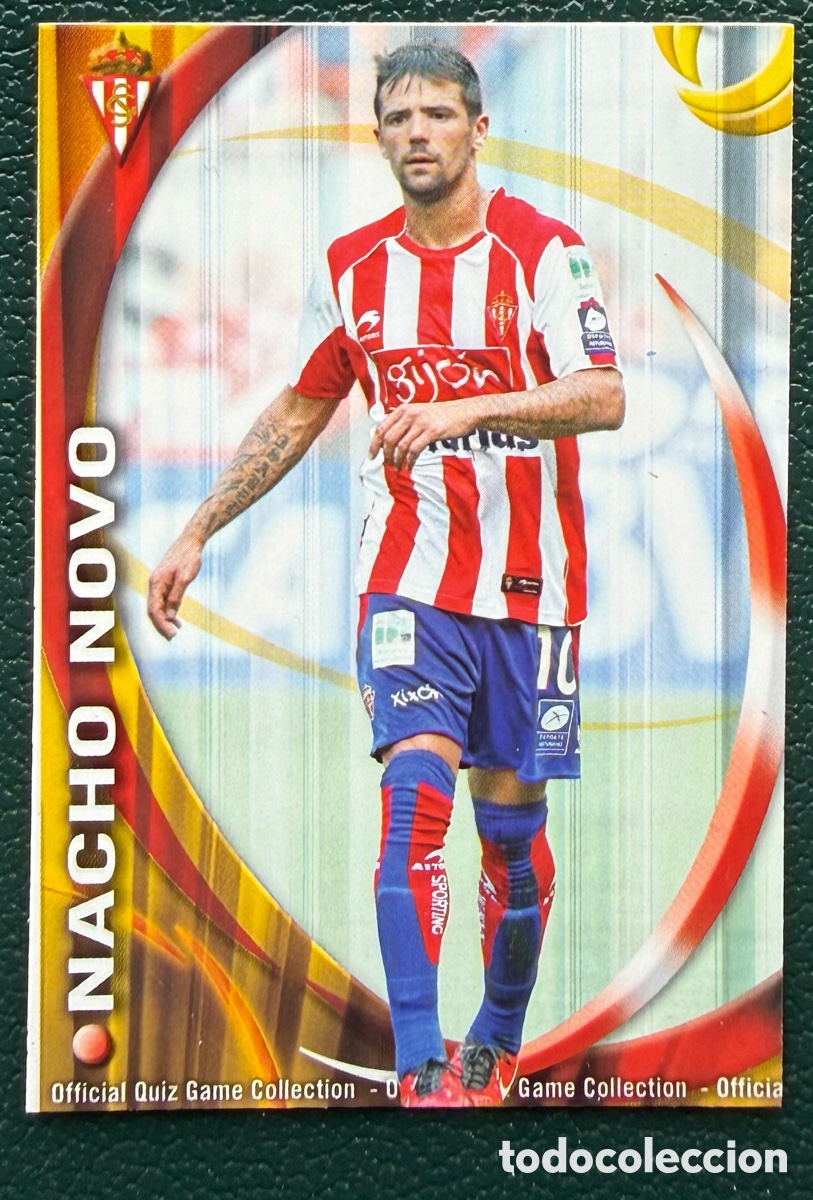 Cromos de Futebol: 1186 NACHO NOVO SPORTING DE GIJON FICHAS ALBUM MUNDICROMO 2010 2011 10 11
