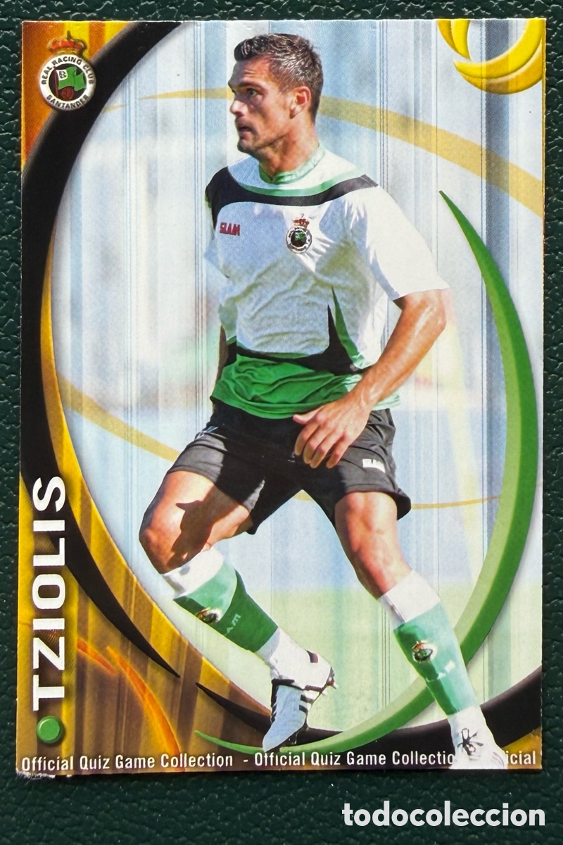 Cromos de Futebol: 1187 TZIOLIS RACING DE SANTANDER FICHAS ALBUM MUNDICROMO 2010 2011 10 11
