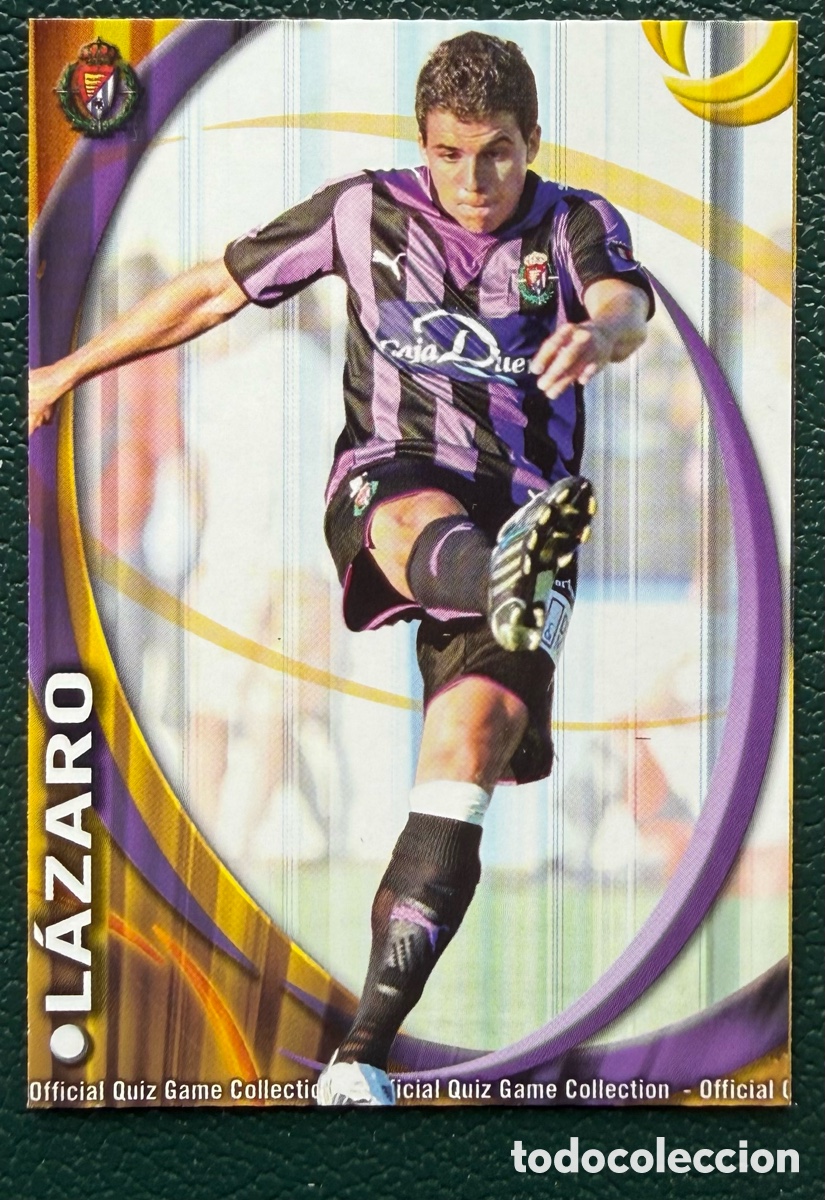 Cromos de Futebol: 1193 LAZARO REAL VALLADOLID FICHAS ALBUM MUNDICROMO 2010 2011 10 11