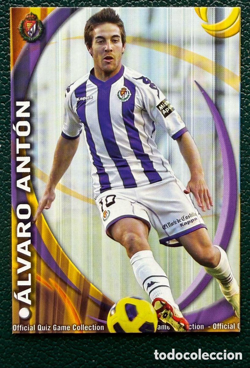 Cromos de Futebol: 1194 ALVARO ANTON REAL VALLADOLID FICHAS ALBUM MUNDICROMO 2010 2011 10 11