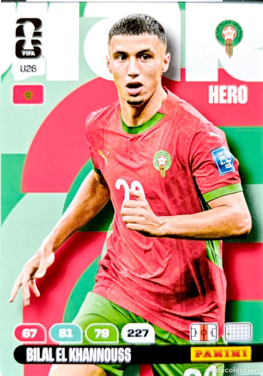 Figurine di Calcio: U26 Bilal El Khannouss - Marruecos - UPGRADE UPDATE - PANINI Adrenalyn FIFA World Cup 2026