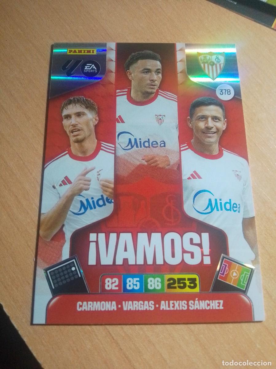 Cromos de F&uacute;tbol: 378 VAMOS DEL SEVILLA 25 26 ADRENALYN XL 2025 2026