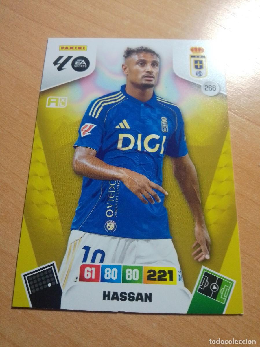 Cromos de F&uacute;tbol: 266 HASSAN DEL OVIEDO 25 26 ADRENALYN XL 2025 2026 NUEVO