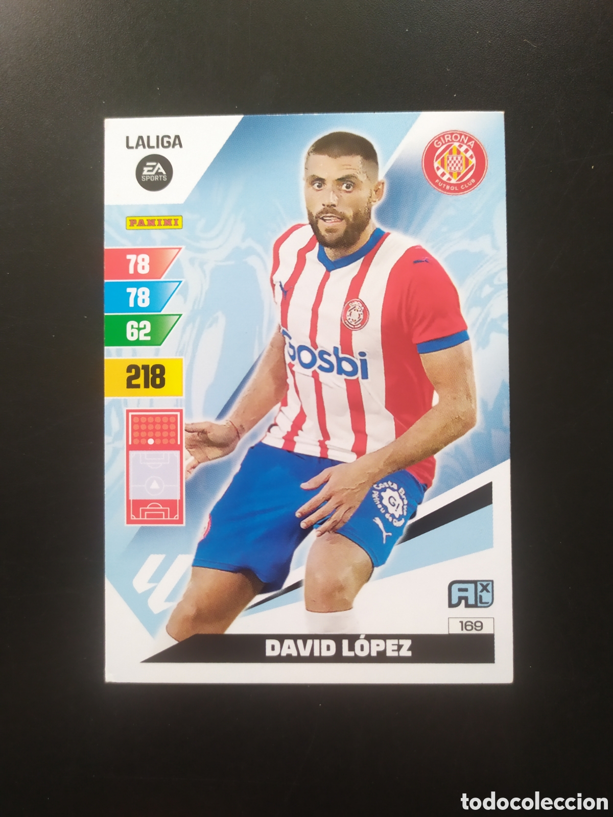 Cromos de F&uacute;tbol: Adrenalyn 2023 2024 23 24 panini David L&oacute;pez n&deg; 169 Girona