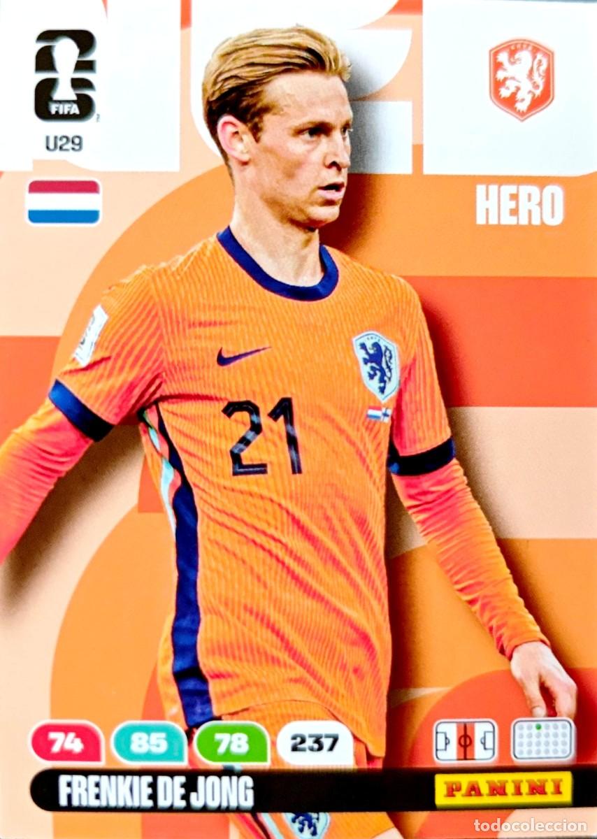 Cromos de F&uacute;tbol: U29 Frenkie de Jong - Barcelona Paises Bajos - UPGRADE UPDATE - PANINI Adrenalyn FIFA World Cup 2026