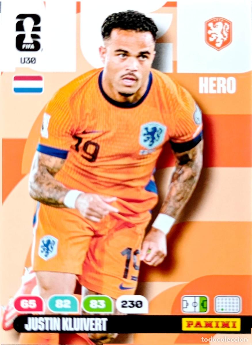 Cromos de F&uacute;tbol: U30 Justin Kluivert - Paises Bajos - UPGRADE UPDATE - PANINI Adrenalyn FIFA World Cup 2026