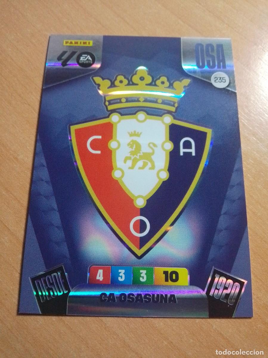 Cromos de F&uacute;tbol: 235 ESCUDO DEL OSASUNA 25 26 ADRENALYN XL 2025 2026 NUEVO