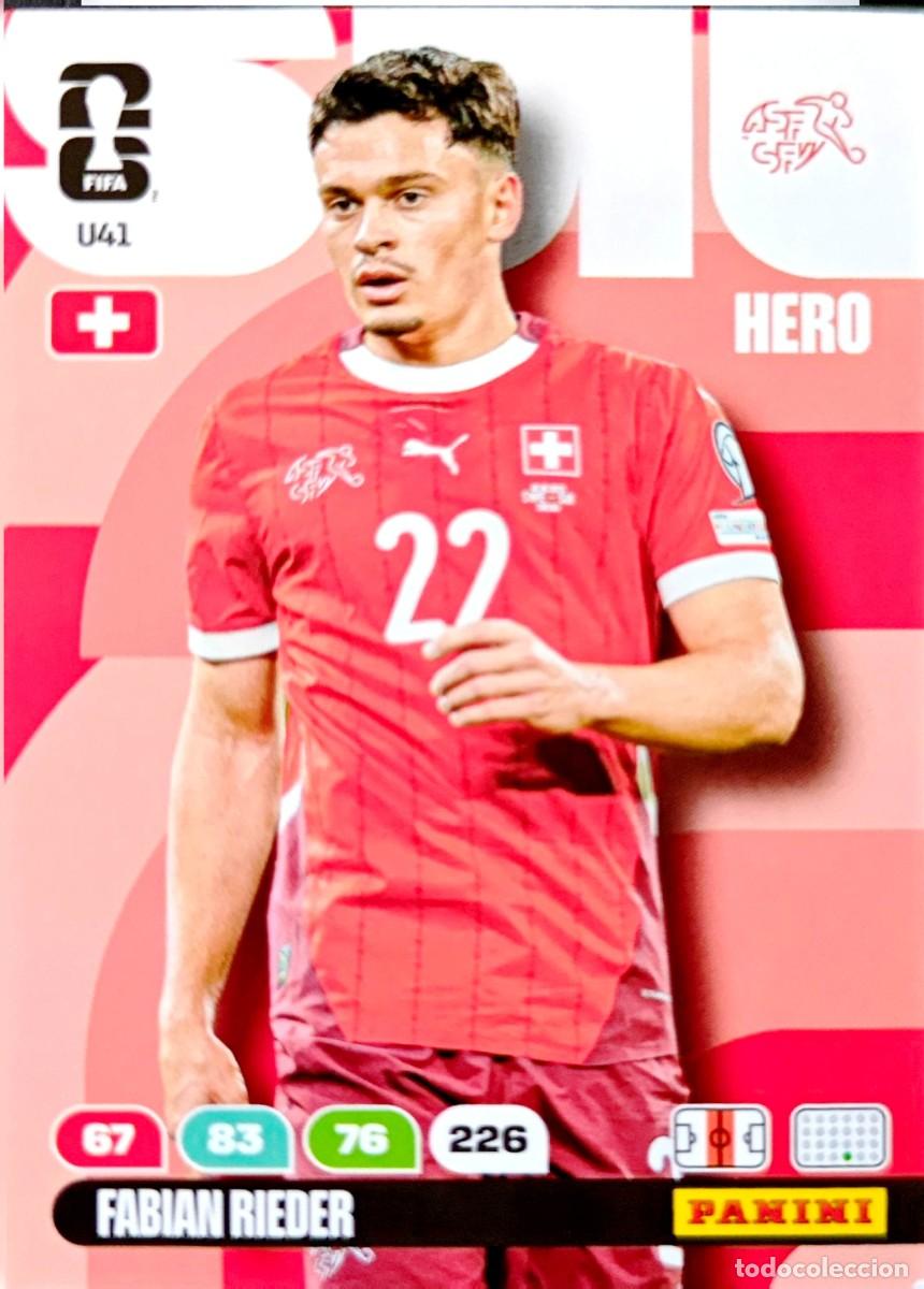 Cromos de F&uacute;tbol: U41 Fabian Rieder - Suiza - UPGRADE UPDATE - PANINI Adrenalyn FIFA World Cup 2026