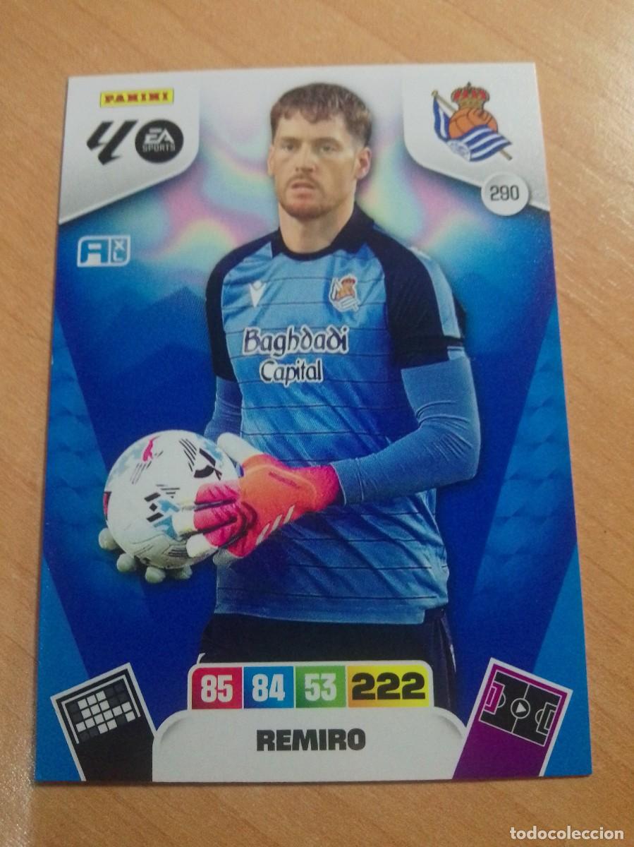 Cromos de F&uacute;tbol: 290 REMIRO DE LA REAL SOCIEDAD 25 26 ADRENALYN XL 2025 2026 NUEVO