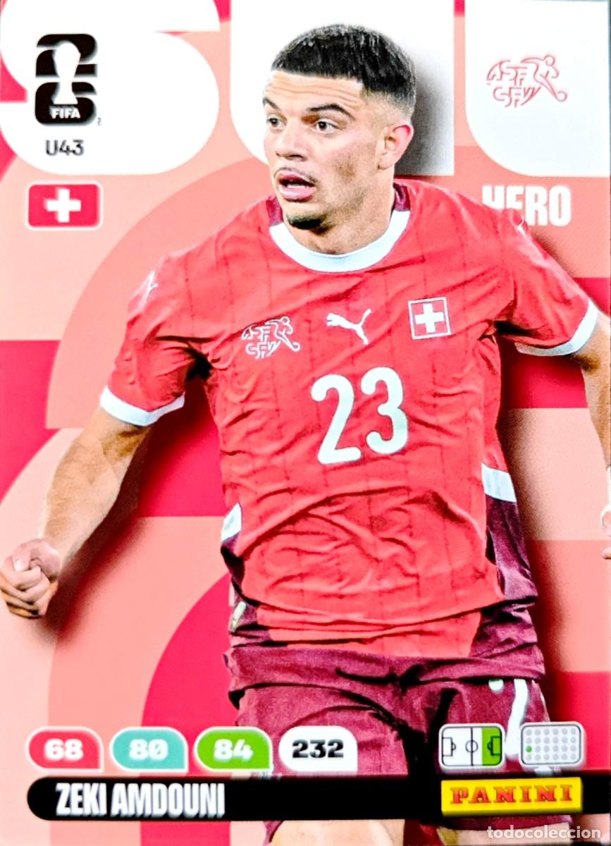 Cromos de F&uacute;tbol: U43 Zeki Amdouni - Suiza - UPGRADE UPDATE - PANINI Adrenalyn FIFA World Cup 2026
