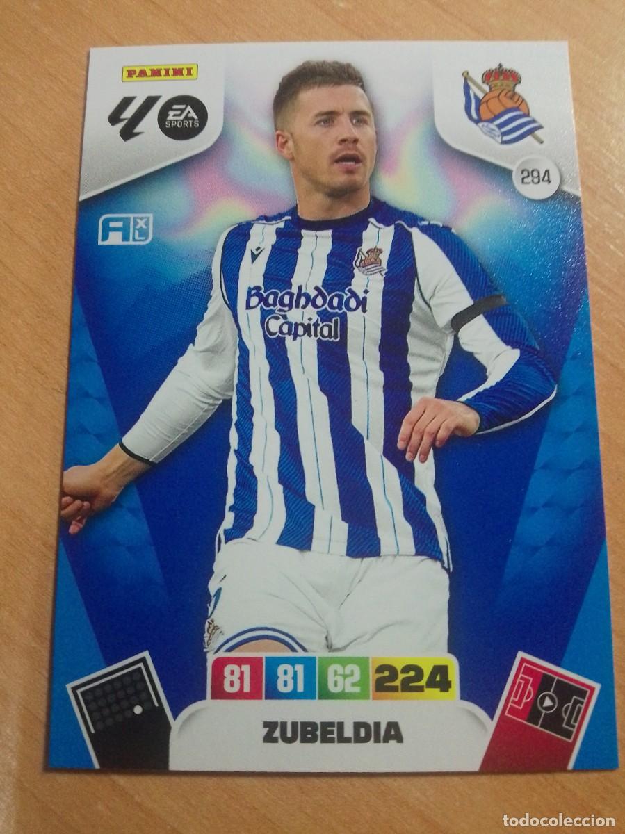 Cromos de F&uacute;tbol: 294 ZUBELDIA DE LA REAL SOCIEDAD 25 26 ADRENALYN XL 2025 2026 NUEVO